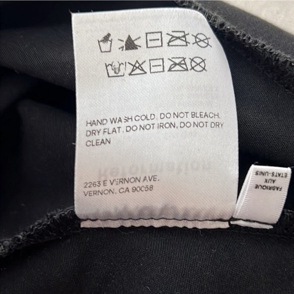 Reformation Graham pant, black high waist zipper hem pants, size XS - Picture 10 of 11